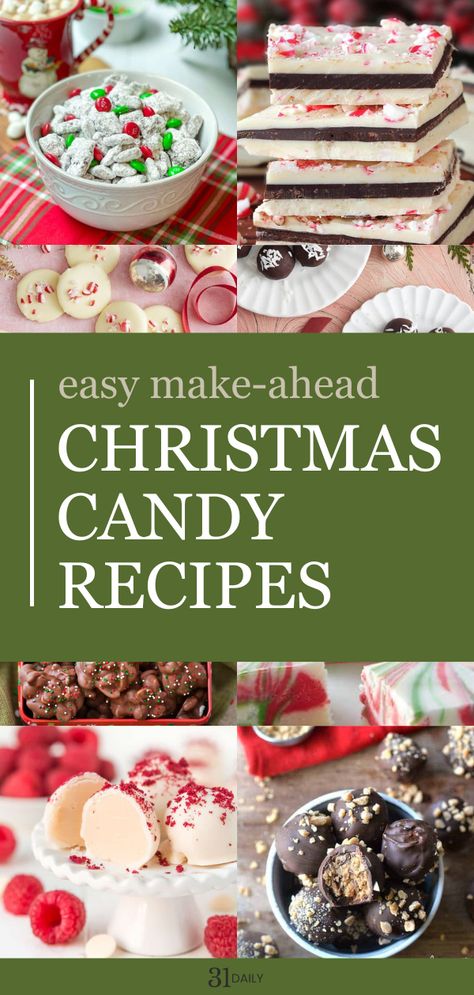 The season is near! Let’s get started with these easy make-ahead Christmas candy recipes to celebrate the holidays! Christmas Candy To Make, Hot Chocolate Fudge Recipe, Easy Christmas Candy Recipes, Easy Christmas Treats, Candy Recipe, Christmas Food Gifts, Christmas Candy Recipes, Candy Recipes Homemade, Holiday Recipes Christmas