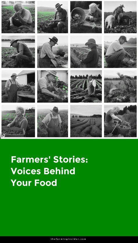 Farmers play a vital role in the food industry, ensuring our plates are filled with nutritious and delicious produce. 



They work tirelessly to bring us fresh fruits, vegetables, grains, and meat.



Without farmers, our grocery stores would be empty, and our diets would be lacking in essential nutrients. 



They are the backbone of the food industry, dedicating their lives to cultivating and harvesting crops and raising livestock.



In this blog section, we bring you “Farmers' Stories: Voices Behind Your Food,” where we aim to shed light on the incredible and often untold stories of farmers. 



We believe it's important to hear directly from these hardworking individuals who provide us with sustenance.



Through this post, we will share . . . Farmer Sayings, God Made A Farmer Quote, Farmer Quote, Farmer Working, Raising Livestock, Support Your Local Farmer, Support Local Farmers, Overcoming Adversity, Crop Rotation