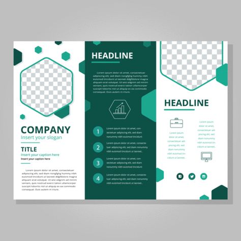 Modern Tri-Fold Brochure Template Tri Fold Brochure Template, Brochure Templates Free Download, Brochure Folds, Pamphlet Template, Folder Templates, Template Brochure, Trifold Brochure Design, Travel Brochure Template, Free Brochure