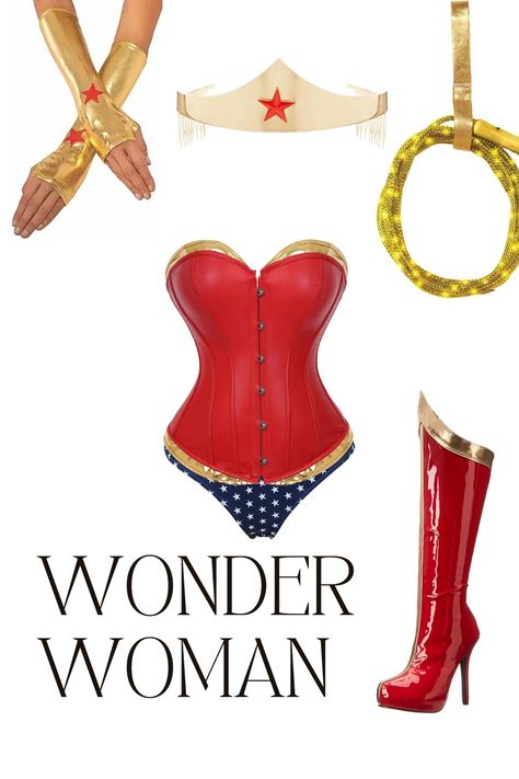 Unleash your inner superhero this Halloween with our jaw-dropping Wonder Woman costume ideas! Whether you're looking for DIY tutorials, sexy outfits, or classic styles, we've got you covered. Dive into the world of Diana Prince and discover the perfect inspiration for your Wonder Woman transformation. Get ready to turn heads and conquer the Halloween party with these iconic Amazonian warrior looks Iron Man Woman Costume, Wonder Woman Costume Ideas, Wonder Women Halloween Costume, Wonder Woman Costume College, Comicon Costume Women, Super Woman Costume, Woman Costume Ideas, Diy Wonder Woman Costume, Woman Transformation