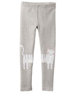 Heather Cat Leggings Cat Leggings, Carter Kids, Graphic Leggings, Kids Trend, Baby Leggings, Carters Baby, Leggings Kids, Girls Leggings