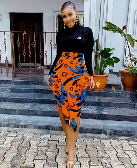 AsoEbiBella.com presents – Aso Ebi Styles We Love -Vol. 337 | BellaNaija African Skirt Outfit, Ankara Skirt Styles, Ankara Skirts, Ankara Clothing, Skirt Styles, African Print Skirt, African Skirts, Short African Dresses, African Fashion Skirts