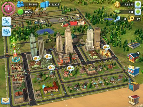 Simcity Layout, Simcity Buildit Layout, City Building Game, Simcity Buildit, Planet Coaster, City Games, City Layout, Set Game, Hay Day