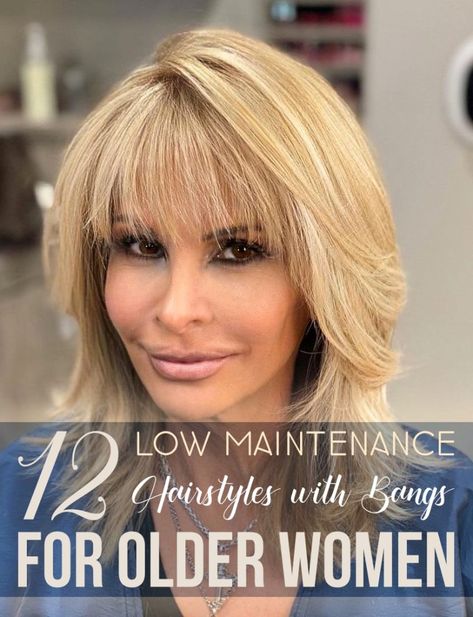 As we age, our skin and our hair change, frequently becoming thinner and more fragile. Other ladies over 60 with thick hair require bangs hairstyles due to their hair’s texture and type. Is there a style of fringe that flatters all ladies over 50, 60, and 70? For every one of you, we have solutions. The bangs-friendly hairstyles for women over 50 are discussed in this post. View the images below for examples and advice! Hair For Women Over 50 With Bangs, Hairstyles For Women Over 60 Medium With Glasses, Medium Hairstyles With Bangs For Women Over 50, Over 60s Hairstyles Older Women, Haircuts For Women Over 50 With Glasses, 60 Year Old Hairstyles Long, Medium Length Hair Styles With Bangs Over 50, Hairstyle For Women Over 60 Medium, Hair Cuts For Women Over 50 Layered Long