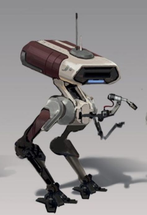 I love the design of the BD droid, but I'd like to make it a smidge different as this droid is BDZ-8, and I'll call him Dizzy, so if there's some alteration to be had to make it more like that, I'm down Starwars Droid Oc, Star Wars Droid Design, Diy Droid, Bd1 Droid, Droids Concept Art, Female Droid, Bd Droid, Star Wars Droids Concept Art, Droid Design