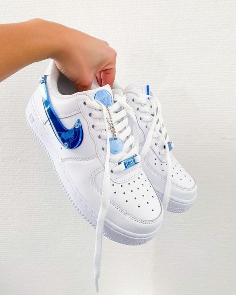 Customized Sneakers, Royal Blue Sneakers, Nike Air Force 1 Shadow, Air Force 1 Shadow, Shoes On Sale, Nike Air Force 1, Nike Air Force Sneaker, Shoe Sale, Air Force 1