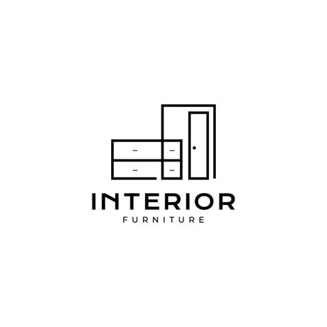 interior furniture cupboard continuous line minimalist logo design Scandinavian Logo, Social Media Branding Design, House Logo Design, Furniture Logo, Minimalist Furniture, Continuous Line, Cityscape Photos, Logo Banners, Social Media Branding