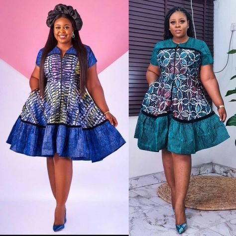 Ankara dewss Ankara Flare Dresses Short, Latest Ankara Maternity Gowns, Ankara Flare Dresses, Ankara Latest Styles, Ankara Short Flare Gowns, Ankara Dress Designs, African Fashion Week, Stylish Naija, African Attire Dresses