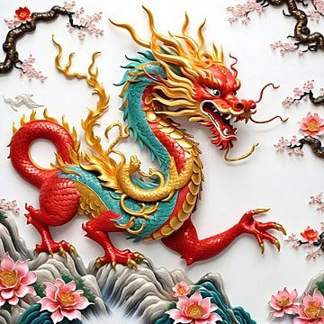 Dragon Festival China, Chinese Dragon Painting, Blue Dragons, Happy Dragon, Dragon Painting, Dragon Zodiac, Chinese New Year Dragon, Dragon Chinese, 3d Dragon