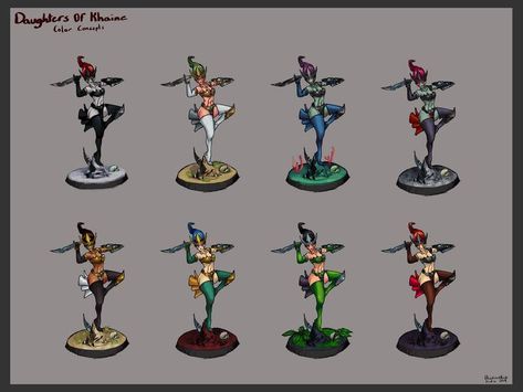 Daughters Of Khaine, Paint Charts, Dark Elf, Miniature Model, Paint Schemes, Painting Tutorial, Elf, Novelty Lamp, Geek Stuff