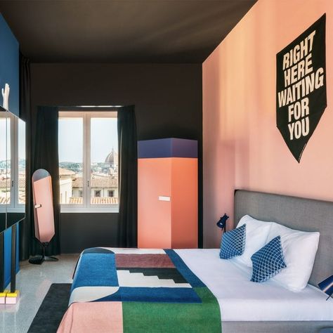 The Student Hotel Florence Lavagnini by Archea Associati and Rizoma Architetture, Italy. Student Hotels, Flat Share, Florence Hotels, Florence City, Co Housing, Student Living, Storey Homes, New Neighbors, Patio Interior