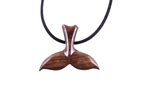 Wooden Jewelery, Whale Tail Necklace, Wooden Whale, Orca Whale, Dolphin Necklace, Necklace Mens, Orca Whales, Nautical Jewelry, Whale Tail