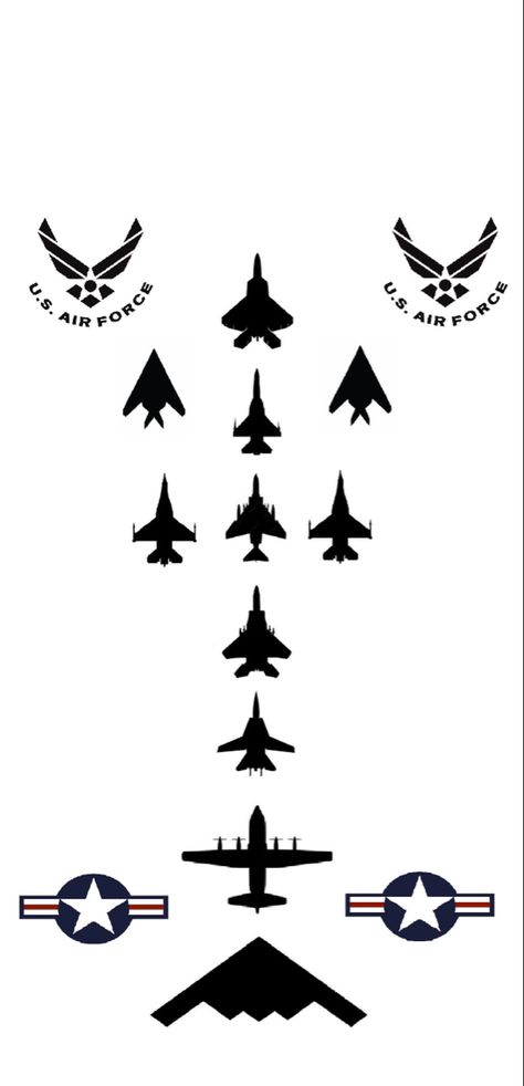 US airforce aircrafts wallpaper Air Force, Graphic Design, Design, Art