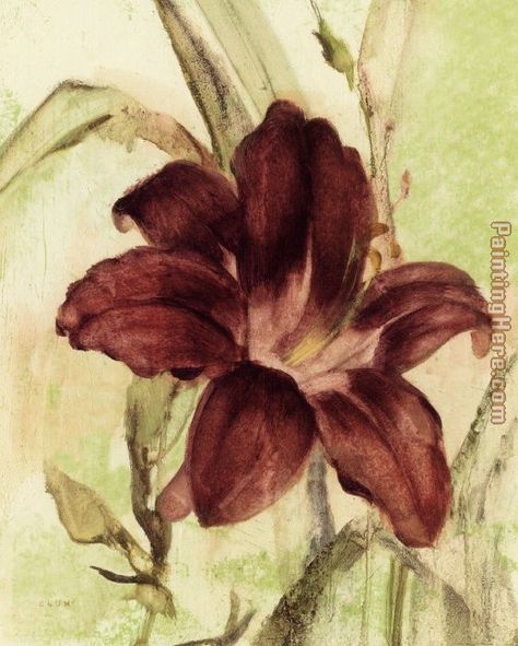 Purple Day Lily based on the masters' works of Cheri Blum. Description from ipaintingsforsale.com. I searched for this on bing.com/images Art Outside, Day Lily, Decorative Furniture, After College, Faux Painting, Furniture Finishes, Art Inspiration Drawing, Funky Art, Pretty Art