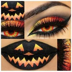 Halloween Smink, Zombie Eyes, Halloweenský Makeup, Easy Halloween Makeup, Flot Makeup, Halloween Eye Makeup, Halloween Zombie, Halloween Eyes, Smink Inspiration