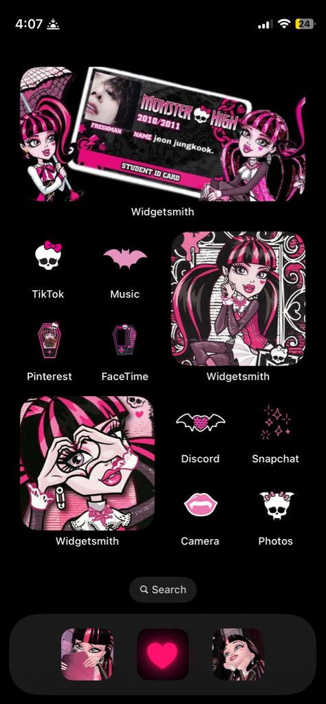 Draculaura Wallpaper Laptop, Draculaura Homescreen, Draculaura Iphone Theme, Draculaura Computer Wallpaper, Draculaura Wallpaper, Monster High Themed Wallpaper, Icons Phone, Pink Wallpaper Laptop, High Pictures