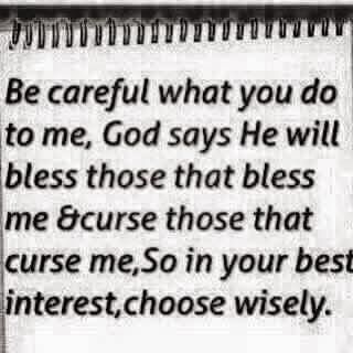 God spoke to me and said these words, “Vickie, I will bless those who bless you, and whoever curses you I will curse; and all peoples on earth will be blessed through you.” #ThankYouFather🙏🏽 (Genesis 12:3 NIV) People Who Curse You Quotes, Who Jah Bless No Man Curse, God Will Bless You In Front Of Them, Blessed Are Those Who Have Not Seen, It Is Both A Blessing And A Curse Quotes, It Is A Blessing And A Curse To Feel, I Will Bless Those Who Bless You, It’s Both A Blessing And A Curse, Prayer Quotes Positive