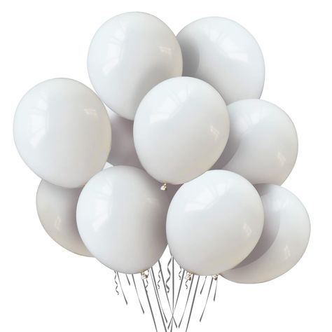 PRICES MAY VARY. [High-quality balloon party supplies]: White latex balloons are made of high-quality latex, with bright colors, more elastic than ordinary latex balloons, not easy to burst, and safer for children to use. [Sufficient party decoration supplies]: 100 12" thick white balloons. Party balloons are enough to make a balloon arch. Use these thick round balloons to create a unique background for your banquet, party, graduation ceremony and other occasions. Your party is more successful. White Balloons Party, Matte Balloons, Unique Background, Green Balloons, Round Balloons, Balloon Kit, Balloons Party, Green Balloon, Buy Pearls