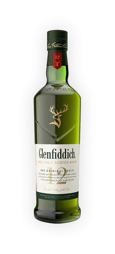 Glenfiddich 12 Year Old Single Malt Scotch Whisky Glenfiddich Whisky, Whiskey Packaging, Whisky Collection, Single Malt Whisky, Malt Whisky, Irish Whiskey, Liquor Store, Bourbon Whiskey, Scotch Whisky