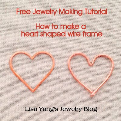 Cluster Earrings Tutorial, Jewelry Making Tutorial, Free Jewellery Making Tutorials, Wire Wrapping Tutorial, Wire Heart, Diy Wire Jewelry, Make Your Own Jewelry, Jewelry Clasps, Earring Tutorial