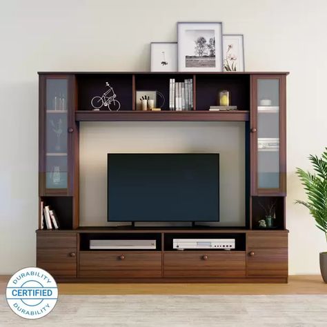 TV Units: Buy TV Units, TV Stands, TV Cabinets Online at Best Prices in India | Flipkart.com Tv Unit With Cupboard Tv Cabinets, Tv Stand With Cupboards, Simple Tv Furniture Design, Tv Stand Designs Modern, Tv Showcase Design Simple, Tv Stand Designs Simple, Tv Unit Showcase, Tv Cabord Designs Wood, Tv Cupboard Design For Hall Simple