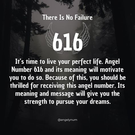 616 Angel Number, Time To Live, Angel Number, The Message, Perfect Life, Motivate Yourself, Live For Yourself, Dreaming Of You, Meant To Be