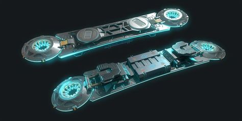 Spy Gadgets Concept Art, Hoverboard Concept Art, Hoverboard Futuristic, Futuristic Technology Concept Art, Cyberpunk Accessories, Hover Board, Sci Fi Tech, Tech Aesthetic, Robot Concept