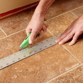 Removing Vinyl Flooring, Flooring Remodel, Reno Tips, Bungalow Bathroom, Vinyl Flooring Bathroom, Investment House, Sore Hands, Vinyl Flooring Kitchen, Purple House