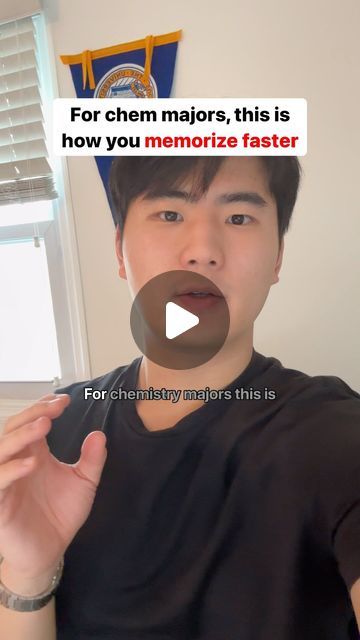 SeungMin Kim on Instagram: "How to memorize faster for chem majors 

Follow @tomkimms to get 3.5+ GPA 

#study #studygram #studymotivation #studytips #studyhard" How To Memorize Faster, Study Hard, Study Motivation, Study Tips, Chemistry, Dorm Room, How To Memorize Things, On Instagram, Instagram