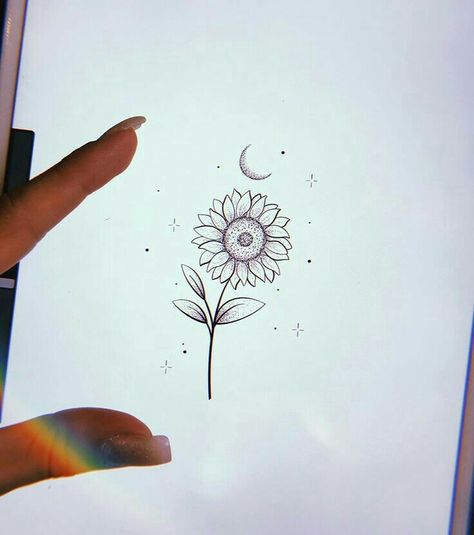 Freedom Drawing, Sunflower Tattoo Simple, Flight Design, Inspiration Tattoos, Disney Tattoo, Sunflower Tattoos, Tatuaje A Color, Diy Tattoo, Sunflower Tattoo Design