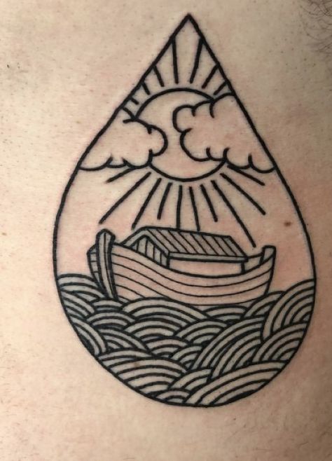 Noah's Ark Art, Noah S Ark, Noahs Ark, Jesus Art, Deathly Hallows Tattoo, Triangle Tattoo, Small Tattoos, Tattoos