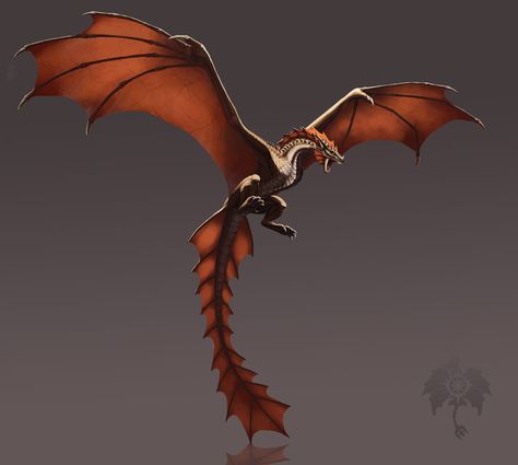 ArtStation - Wyvern, Alisa/Olena Zhuravlova Wyvern Oc Art, Wyvern Fantasy Art, Water Wyvern, Black Wyvern Art, Wyvern Concept Art, Wyvern Anatomy, Fantasy Dragon Concept Art, Wyvern Reference, Wyvern Design