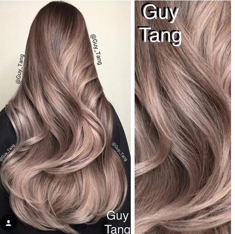 If you have a passion for hair and, especially, haircolor, there's no doubt you've heard of Guy Tang. Tang took social media by storm through his constant postings of vibrant haircolor finishes in bright, vivid Pravana shades; metallic Kenra hues; and taking Olaplex to the masses by being an ambassador for the bond-building additive. The Tulsa, Oklahoma, native moved to Los Angeles about six years ago and has since become a near-household name. He has nearly 1 million Instagram followers, and... Brunette Dimension, Guy Tang Hair, Guy Tang, Brunette Balayage Hair, Balayage Hair Blonde, Short Hair Balayage, Hair Color Balayage, Cosmetology, Ombre Hair