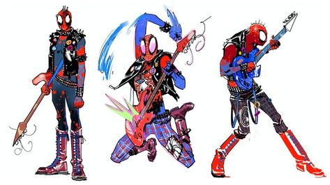 Spider Man Characters, Daniel Kaluuya, All Spiderman, Spider Punk, Across The Spider Verse, Spiderman Artwork, Spider Art, Marvel Spiderman Art, Verse Art