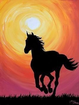 Crafts For Room Decor, Crafts For Room, Easy Artwork, Horse Art Ideas, Bob Marley Painting, Horse Canvas Painting, Afrique Art, Silhouette Painting, Small Canvas Paintings