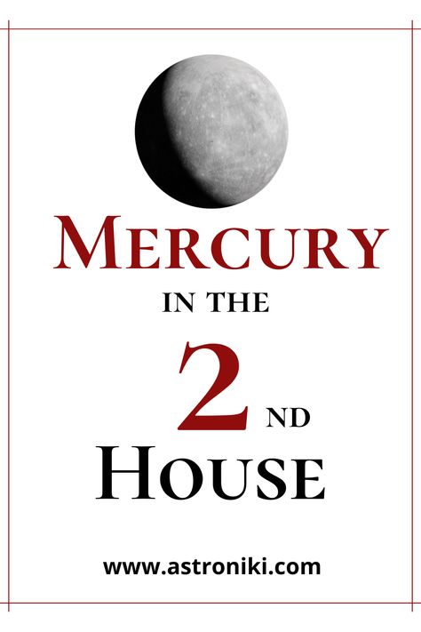 this article is all about the meaning and secrets of having Mercury in the 2nd house. Money, finances, investments, self-worth and more! House Astrology, Mercury In Pisces, Natal Charts, Self Worth, The Meaning, Astrology, Finance, Two By Two, Money