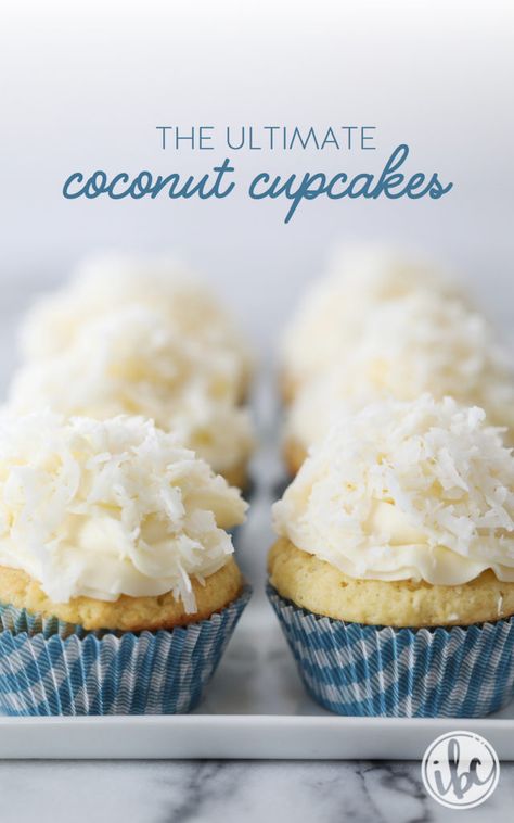 Pinterest Cupcakes, Coconut Cupcake Recipes, Dessert Easter, Coconut Cupcakes, Cupcakes Recipe, Oreo Dessert, S'mores, Cake Cupcakes, Coconut Recipes