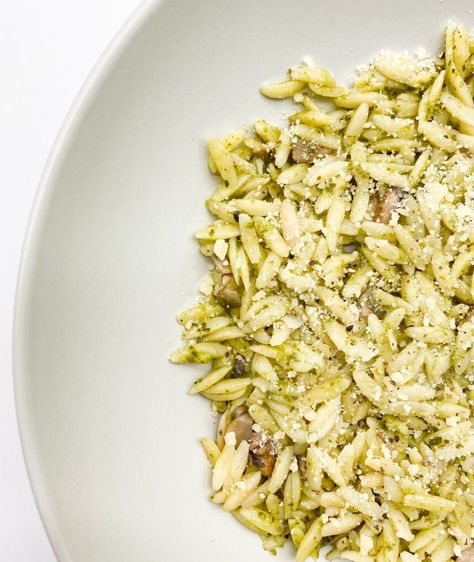 Orzo With Pesto Recipe, Orzo Recipes Pesto, Orzo With Pesto, Orzo Pesto Recipes, Pesto Orzo Recipes, April Meals, Orzo Pesto, Pesto Orzo, Orzo Recipes