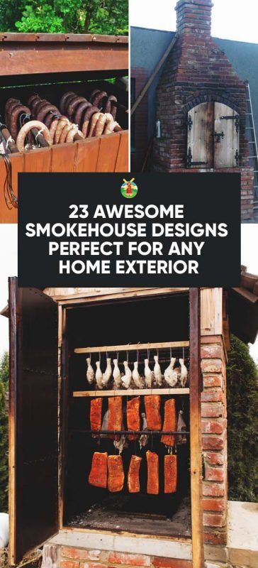 Do you enjoy smoking your meat? I mean, who doesn’t love homemade bacon or ham? Everyone should have some type of a smoker and make their own meat creations. It is so tasty! But how do you build a smoker? We show you a selection of awesome smokehouse designs that will suit any budget and backyard. Check it out here! Walk In Smokehouse, Smoker Ideas Building, Diy Cold Smoker How To Build, Diy Smokehouse, Smokehouse Plans, Cold Smoker, Build A Smoker, Backyard Smokers, Smoker Ideas