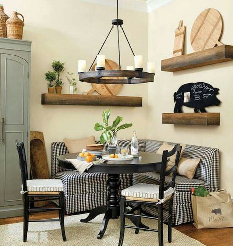 Only corner booth I would allow in my kitchen! Dining Room Booth, Kitchen Corner Booth, Kitchen Banquette, Minimalist Dining Room, Beautiful Dining Rooms, Kitchen Corner, Kitchen Benches, Kitchen Nook, Dining Nook