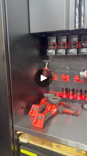 4.7M views · 83K reactions | 3D printed tool storage. I still need to come up with something for the m18 tools. #tools #milwaukeetools #milwaukee #powertools #organization #shoporganization #organize #cleaning #storage #storagehacks #storagesolutions #workshop #toolsofthetrade #mechanic #machineshop #garage #functionalprint #3dprint | Chris Powell | Chris Powell · Original audio 3d Print Tool Storage, Milwaukee Power Tool Organizer, Milwaukee Tools, Shop Organization, Storage Hacks, Machine Shop, Power Tools, Tool Storage, Storage Solutions