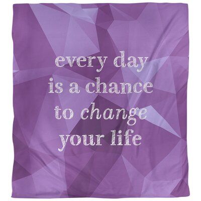 East Urban Home Quotes Faux Gemstone Change Your Life Single Reversible Duvet Cover Size: King Duvet Cover, Color: Amethyst Spread Love Quotes, Life Adventure Quotes, You Are Enough Quote, Confidence Quote, Impossible Quotes, Quote Single, Change Your Life Quotes, Travel Love Quotes, Tough Times Quotes