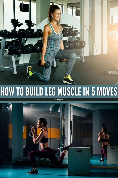 Our guide to building leg muscle is the perfect way to bulk up and make your legs a pair of powerhouses. Leg Day Routine, Easy Workouts For Beginners, Muscle Building Women, Best Workout For Women, Leg Muscle, Cardio Routine, Bulk Up, Workout Games, Fitness Design