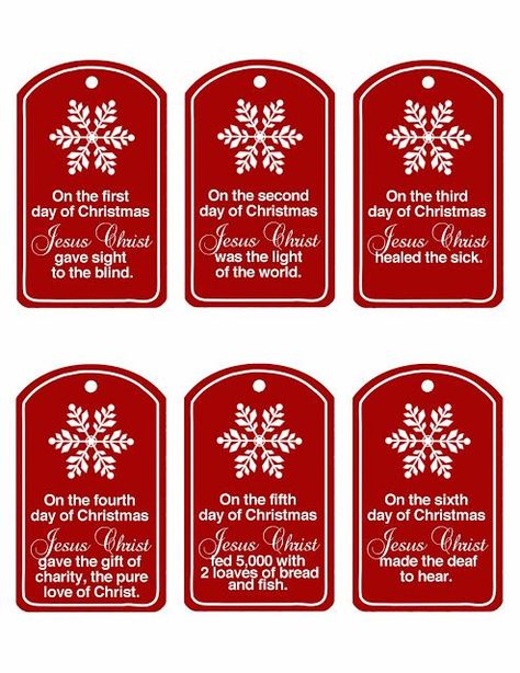 Family Home Fun: Christ Centered 12 Days of Christmas - ideas for giving to neighbors, friends or yourself. Missionary Christmas Packages, Primary Christmas Gifts, Christmas Neighbor, Christ Centered Christmas, Neighbor Christmas Gifts, Christmas Jesus, Twelve Days Of Christmas, Religious Christmas, Christmas Packaging