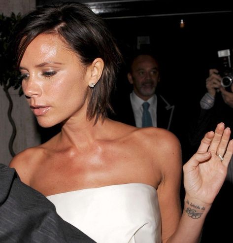 DESPITE Victoria Beckham’s husband David being covered in tattoos, many don’t know that the Spice Girl has a few inkings herself. Each of her tats tend to have a deep meaning, but what ones does she have? What tattoos does Victoria Beckham have? It’s thought that over the years Victoria has had around six tattoos. […] Victoria Beckham Tattoo, The Neck Tattoo, David Beckham Tattoos, Covered In Tattoos, S Tattoos, Latest Tattoos, Deep Meaning, Star Tattoos, S Tattoo