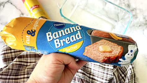 Pillsbury Banana Bread, Fruit Bread Recipes, Best Pumpkin Bread Recipe, Cheesecake Mix, Bread Dough Recipe, Banana Bread Cookies, Bread Rolls Recipe, Batter Recipe, Easy Banana Bread Recipe