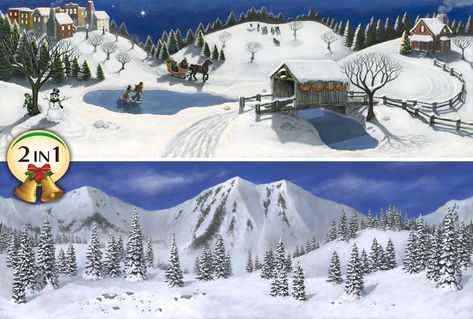 Christmas Winter Background, Lemax Christmas Village, Lemax Christmas, Village Christmas, Nautical Christmas, Holiday Deco, Christmas Scenery, Christmas Village Display, Village Display