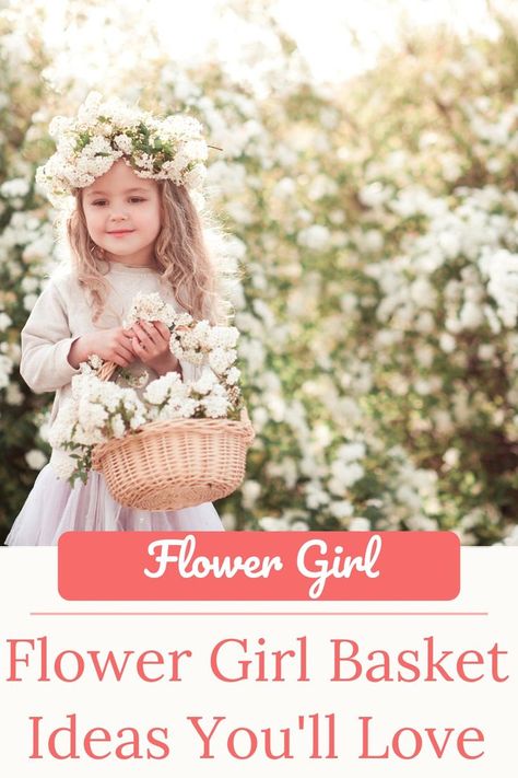 Flower Girl Basket Ideas, Flower Girl Basket Alternative, Cuba Wedding, Wedding Planning Boards, Flower Girl Petals, Instead Of Flowers, Wedding Unique, Wedding Fun, Flower Girl Basket