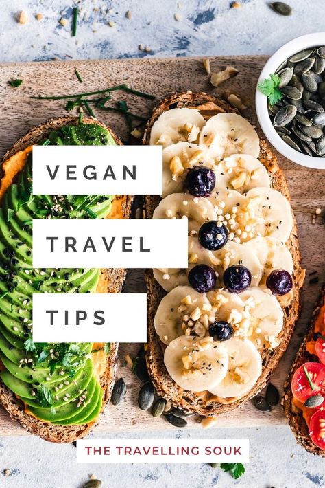 Vegan Guide, Food Vegetarian, Travel Snacks, Vegan Travel, Travelling Tips, Easy A, Vegan Restaurants, Vegan Options, Vegan Eating