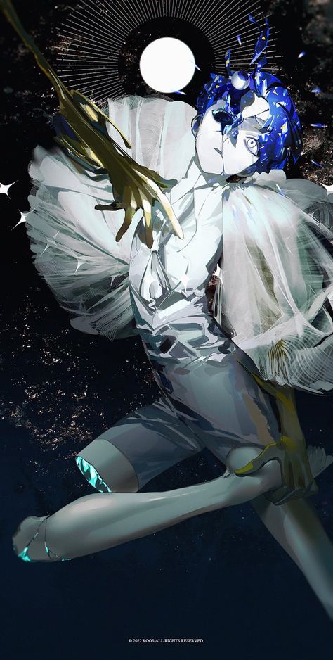 Houseki No Kuni, Arte Inspo, Blue Art, 귀여운 동물, Photo Profil, Pretty Art, Anime Images, Art Boards, Cyberpunk